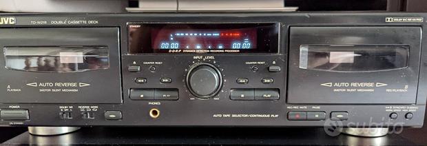 JVC TD-W218 doppia piastra a cassette auto-reverse