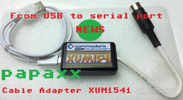 Cavo adattatore xum1541 - pc usb per commodore 64/