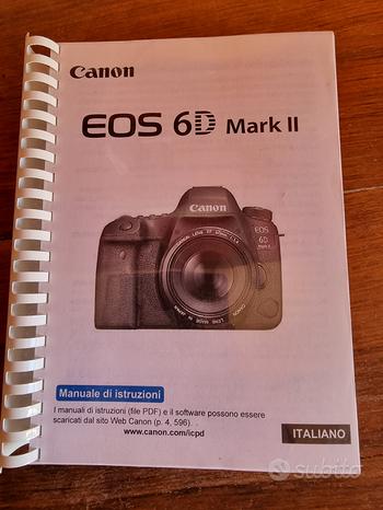 Manuale - Reflex Canon EOS 6D Mark II - Italiano