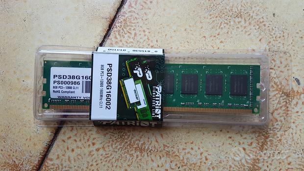 Memoria Ram DDR3 8gb Patriot