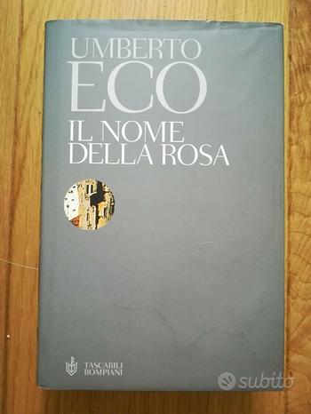 IL NOME DELLA ROSA, Umberto Eco, Tascabili Bompian